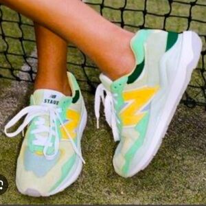 Staud x New Balance 57/40 Unisex Sneakers Green- Size 5.5M/7W